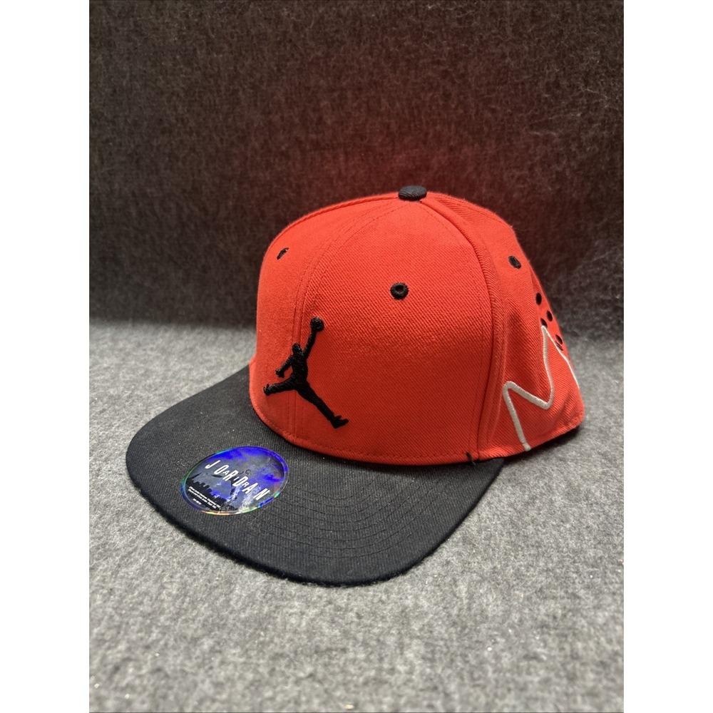 Air Jordan Hat Men Orange‎ Black Infrared Embroidered Logo Jumpman Snap Back Cap